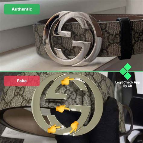 gucci belt original vs fake|how to check gucci belt.